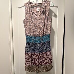 CAbi Multicolor Paisley Midi Dress